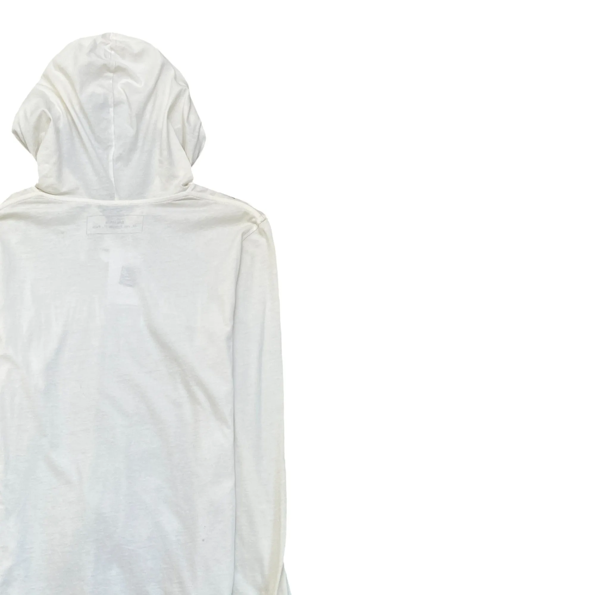 Men's Logo Hoodie White Size M