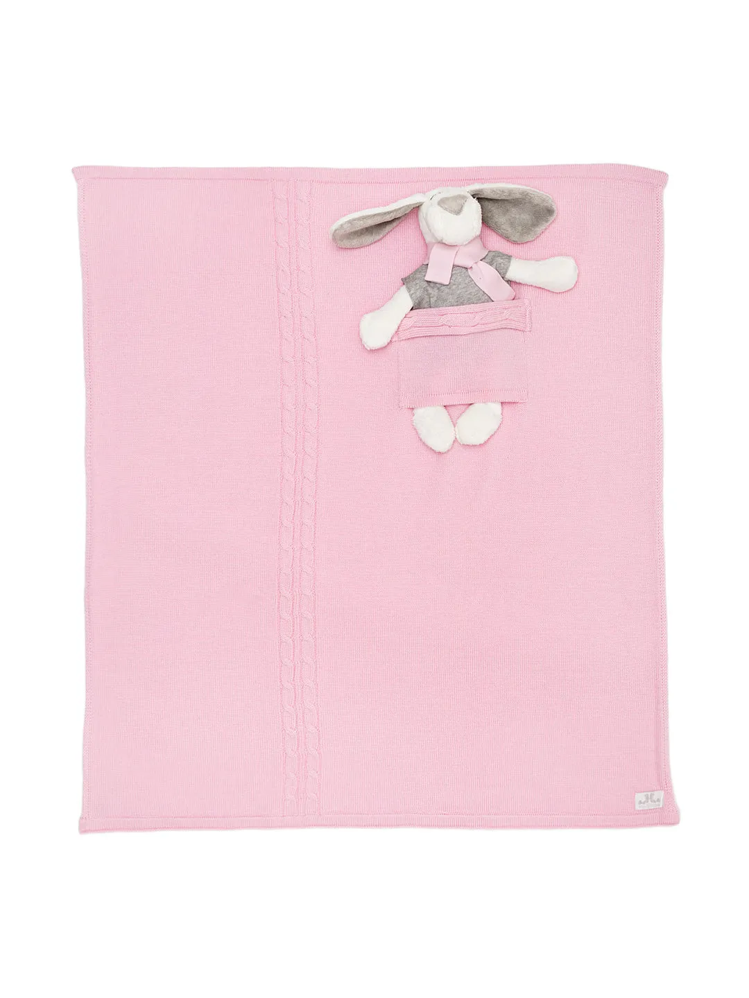 Milo & Lilirose Knitted Baby Blanket Set