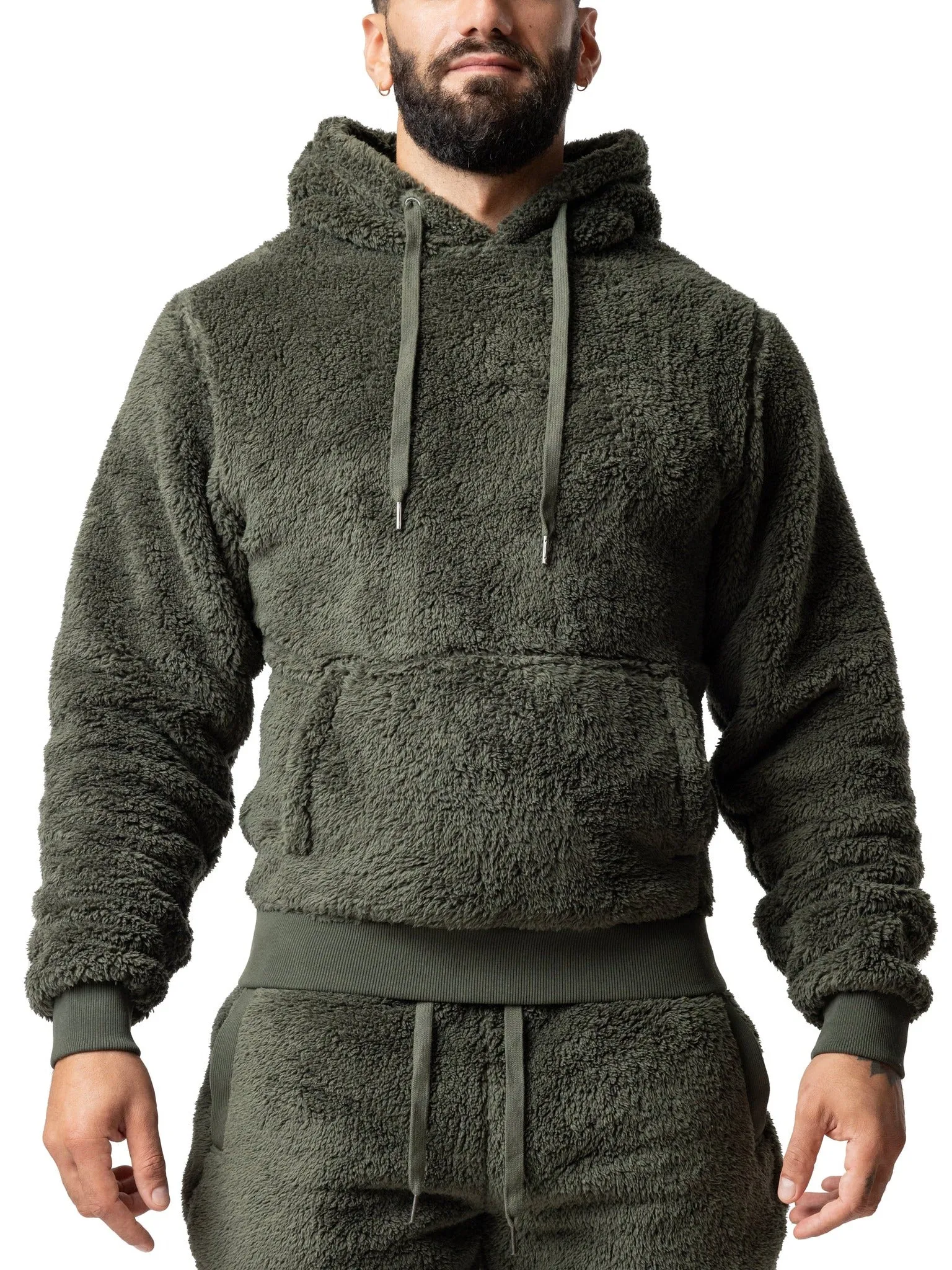 NASTY PIG TEDDY HOODED PULLOVER