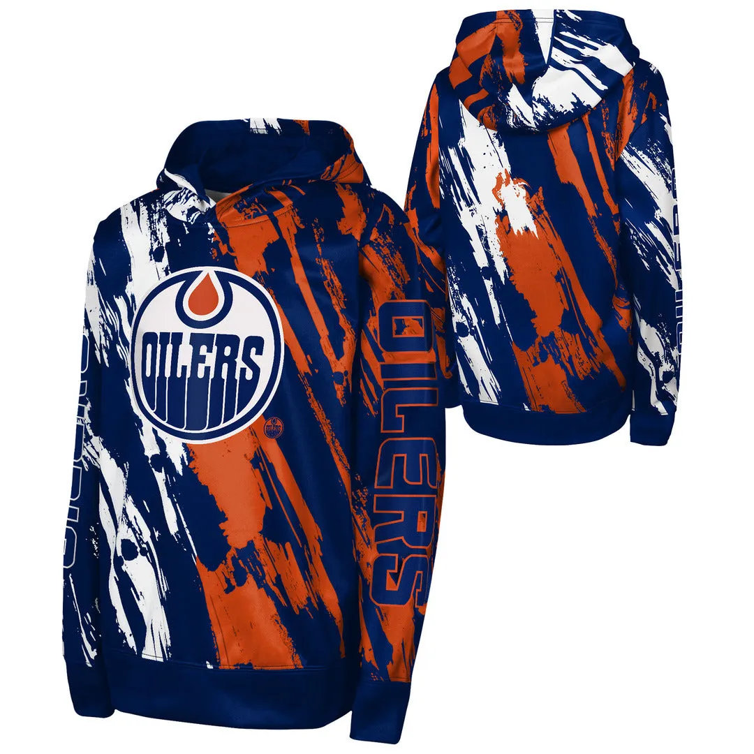 NHL Branded Youth Edmonton Oilers Master Snipe Hoodie