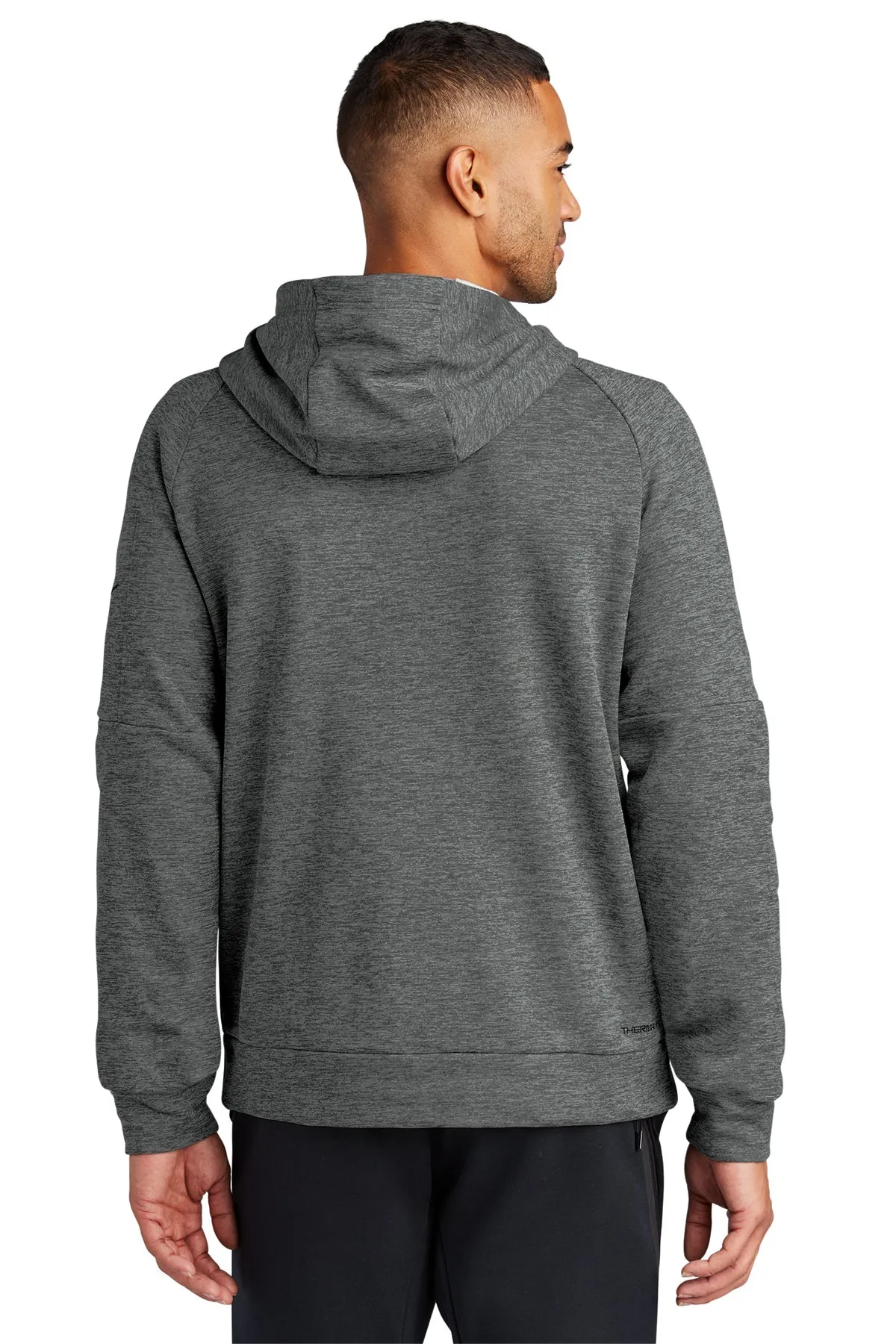 Nike Therma-FIT Pocket Fleece Custom Hoodies, Charcoal Heather