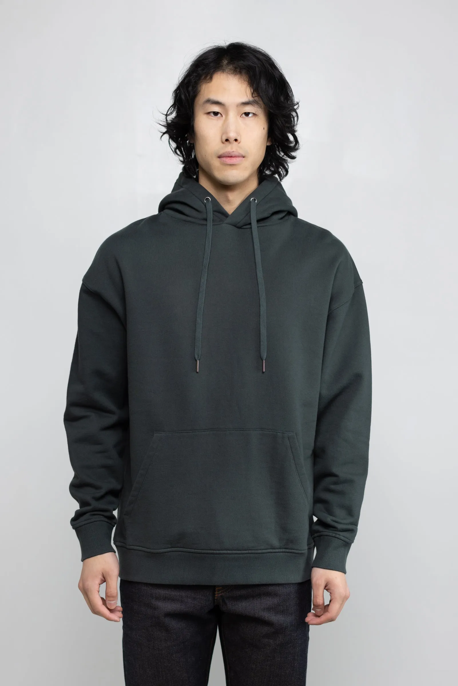 NS2173-4 Cotton Fleece Pullover Hoodie in Hunter Green