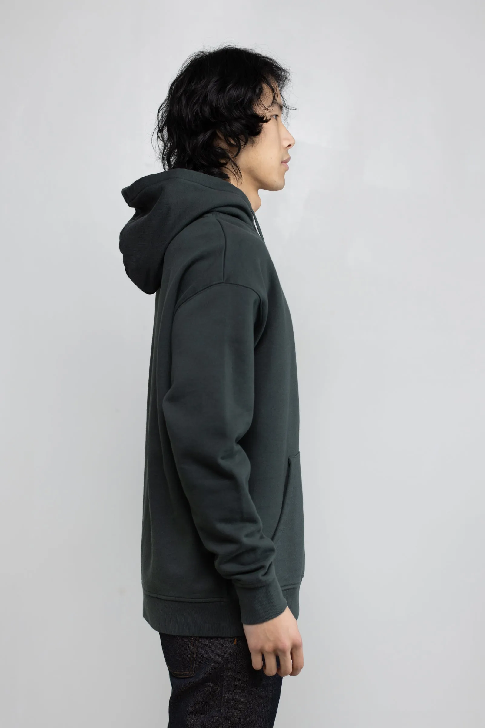 NS2173-4 Cotton Fleece Pullover Hoodie in Hunter Green