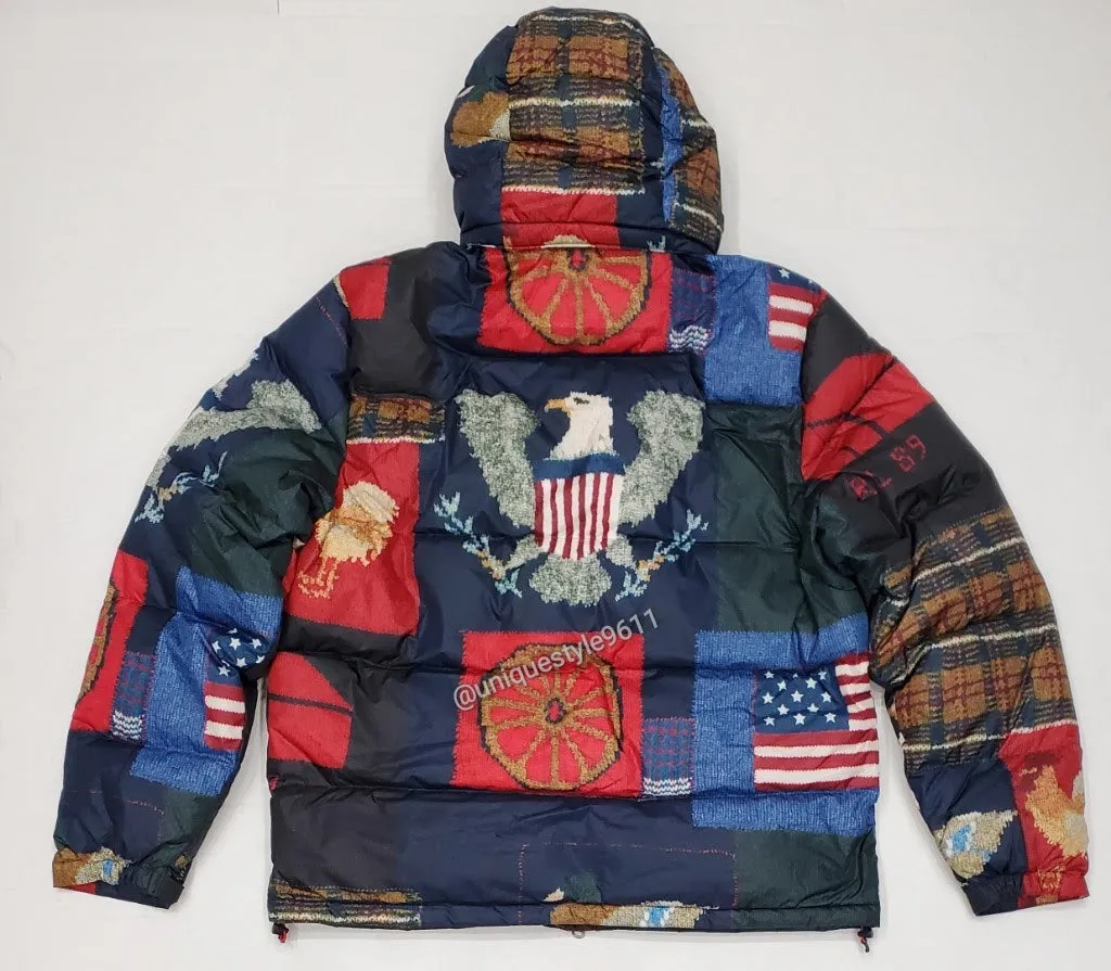 Nwt Polo Ralph Lauren Patchwork Down Jacket