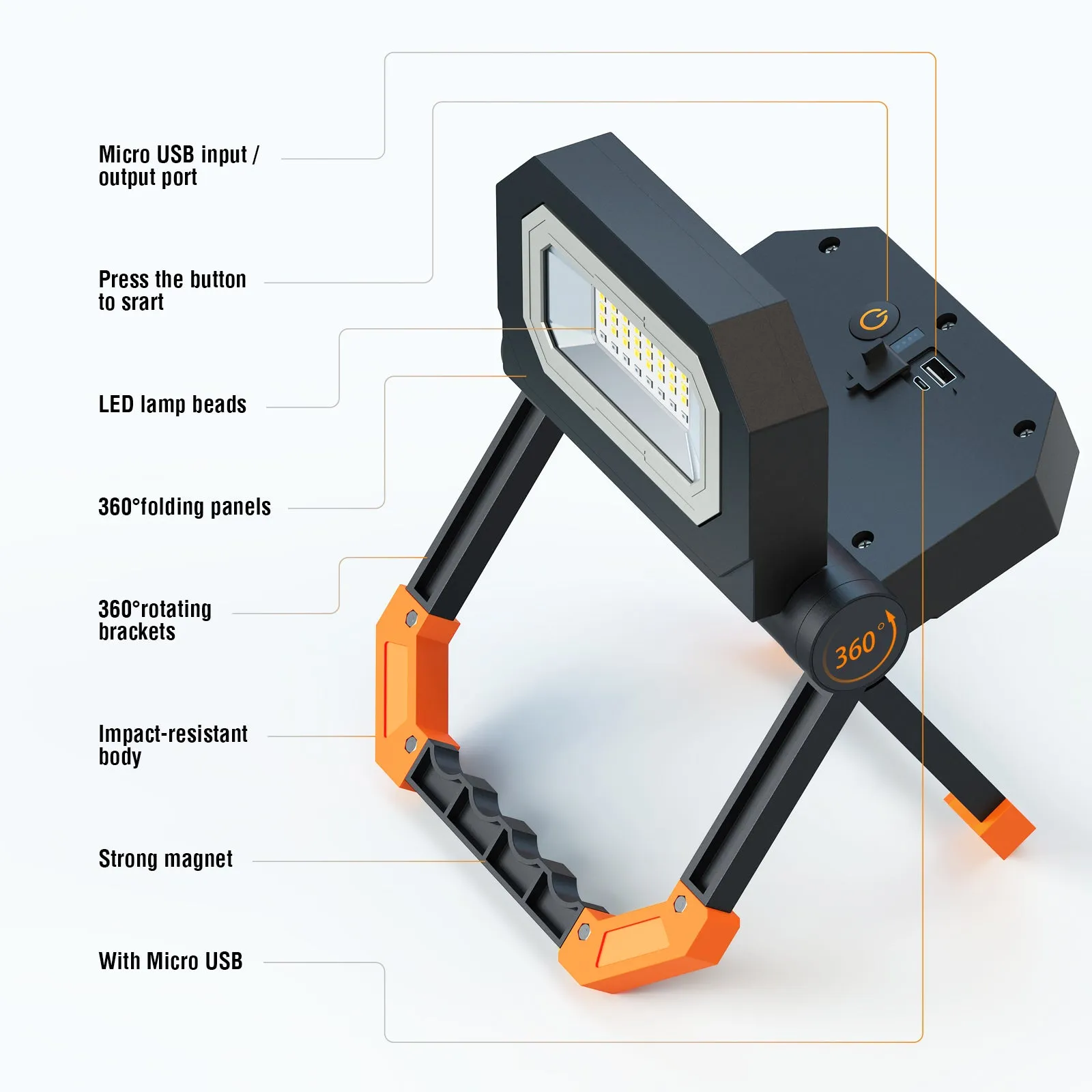 Outdoors Emergency LED Light