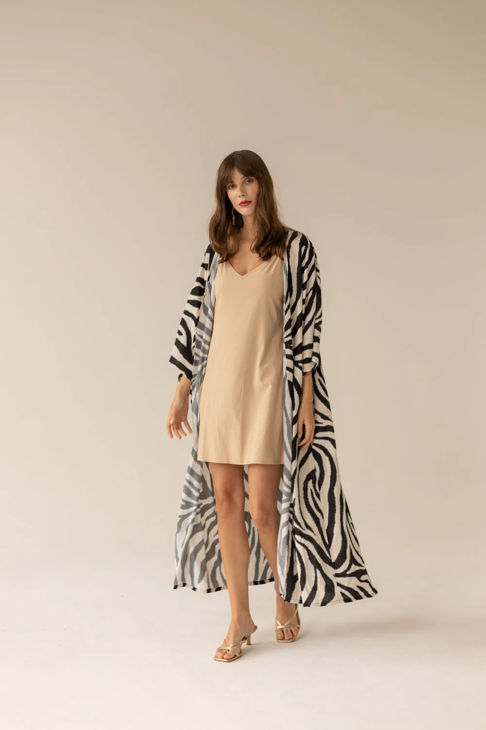 Pareo Dress Zebra Maxi