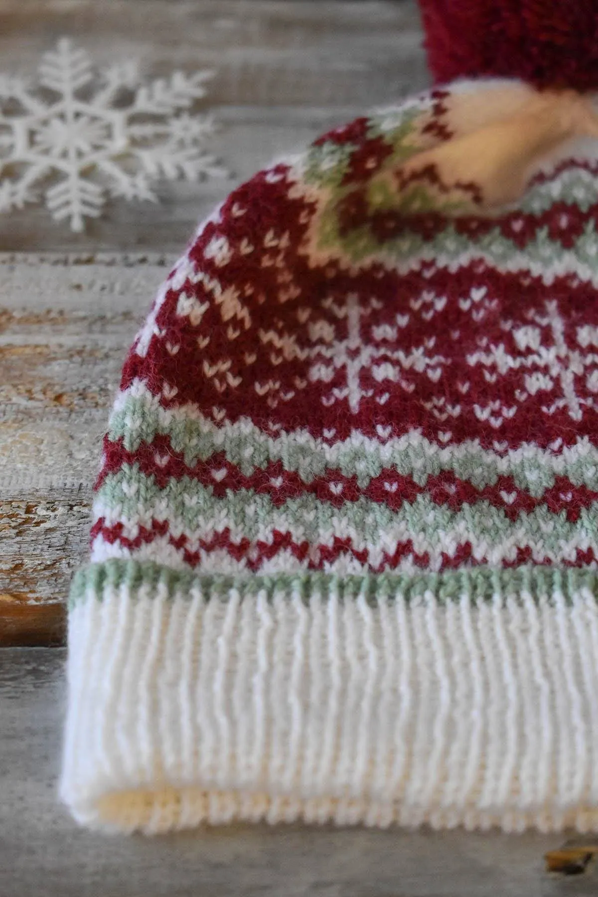 Peppermint Bark Hat