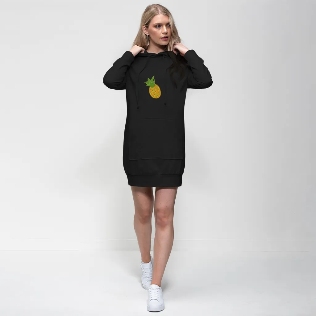 Pineapple Premium Adult Hoodie Dress