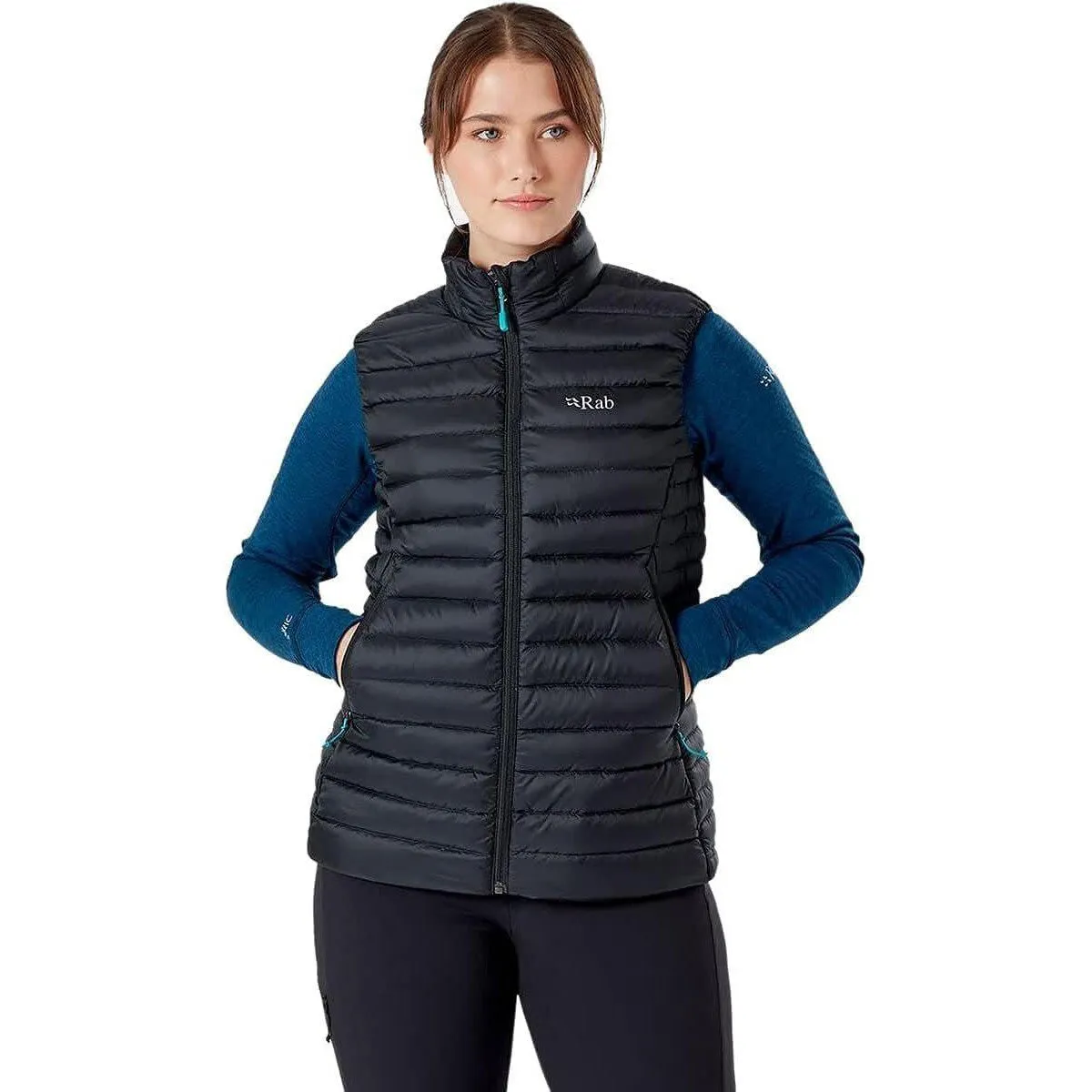 RAB Women's Microlight Down Insulated Lightweight Vest for Hiking and Skiing