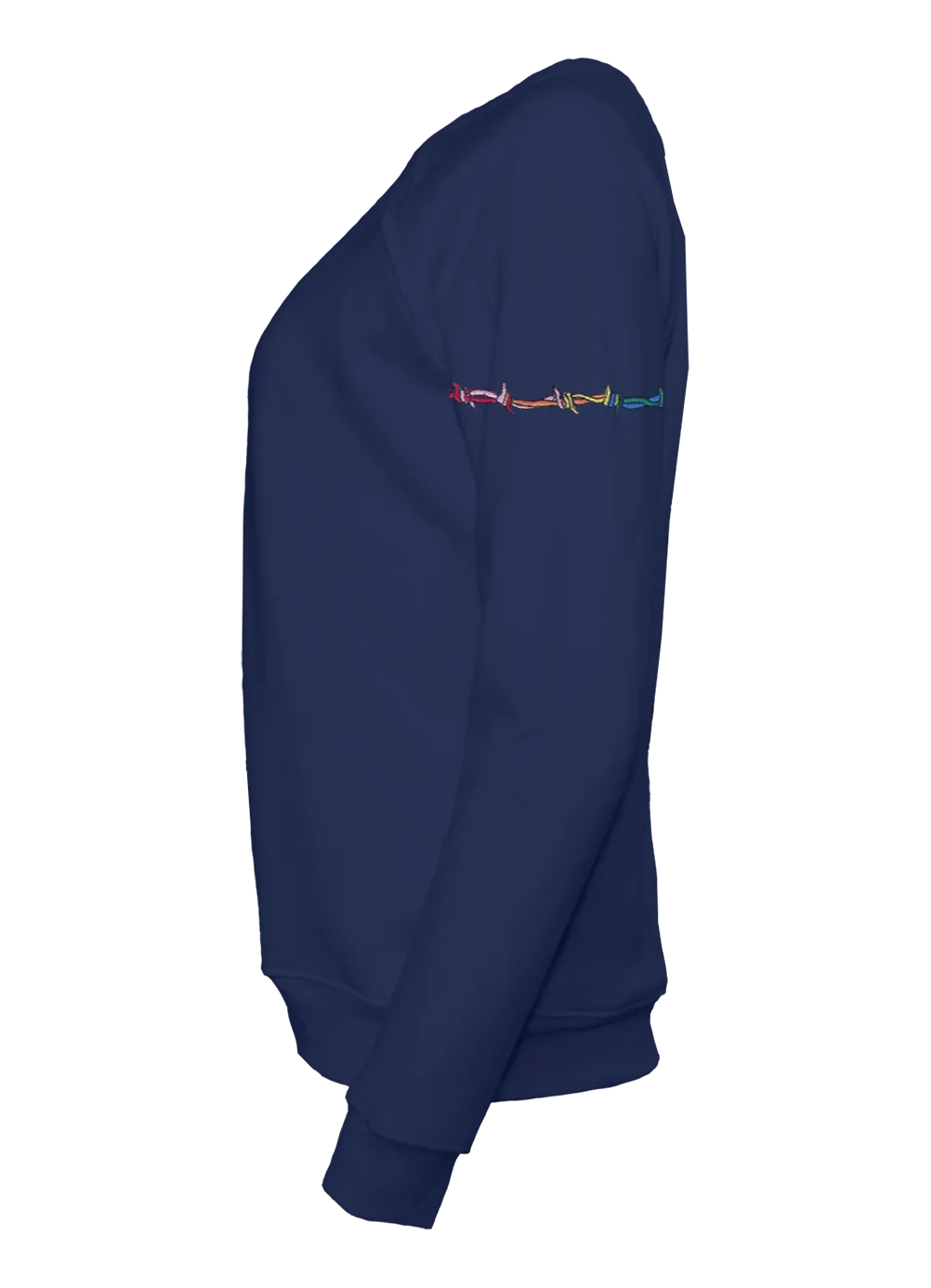 Rainbow Wire Women's Classic Crew Pullover