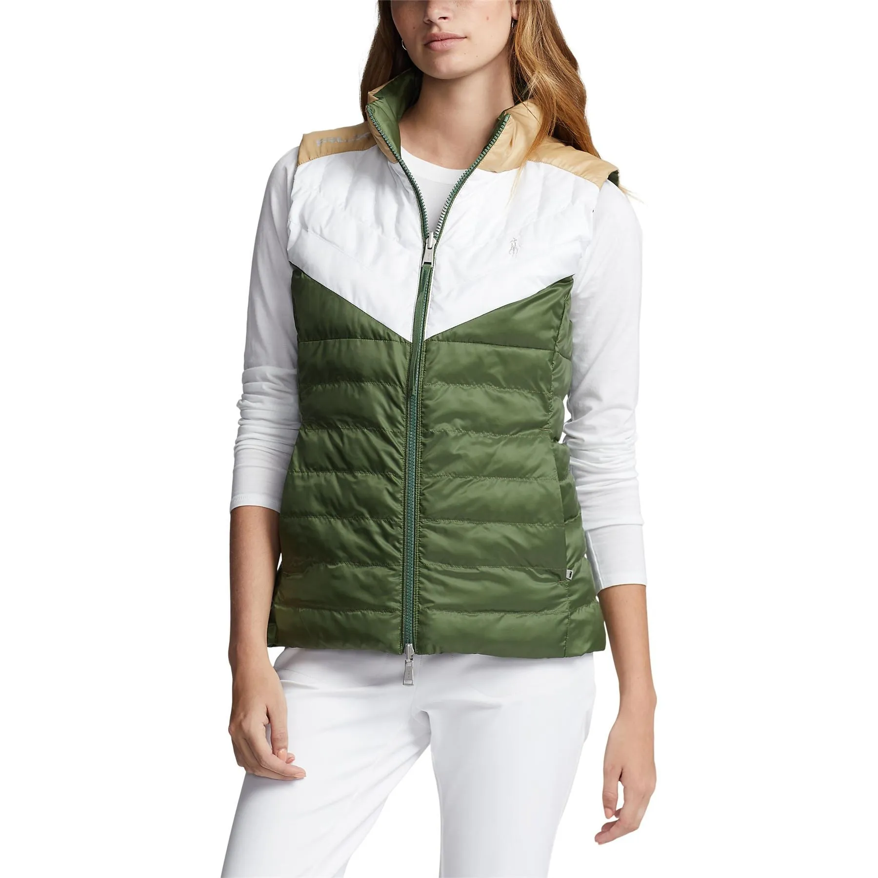 RLX Womens Reversible Down Insulated Gilet Shamrock Green - AW23