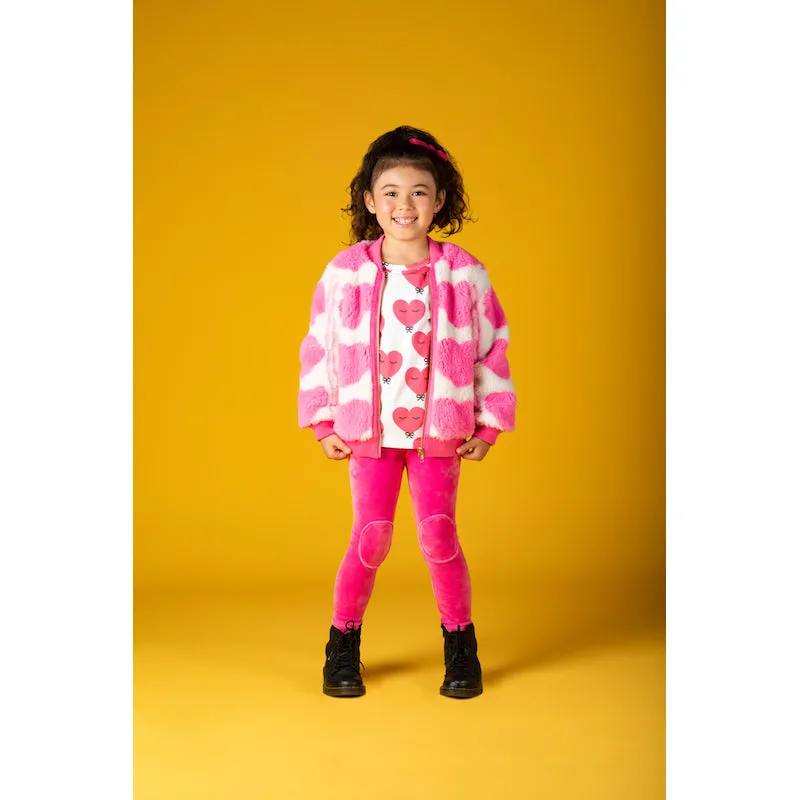 Rock Your Kid Sherpa Heart Faux Sherpa Jacket