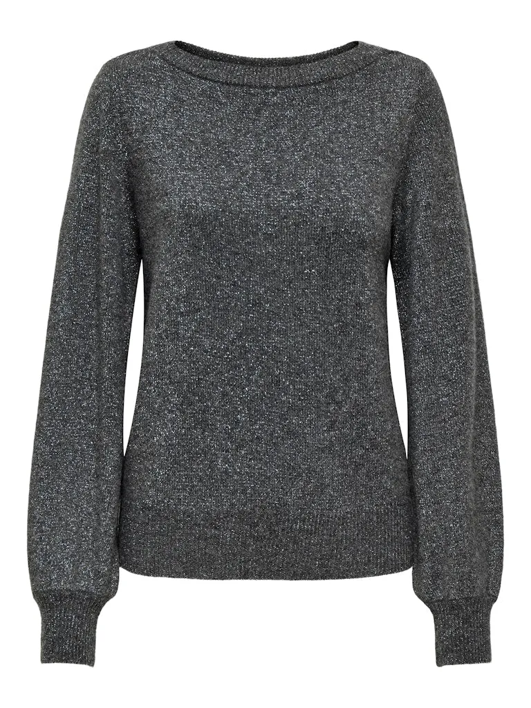 Rue Glitter Pullover - Dark Grey