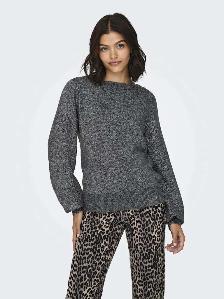 Rue Glitter Pullover - Dark Grey