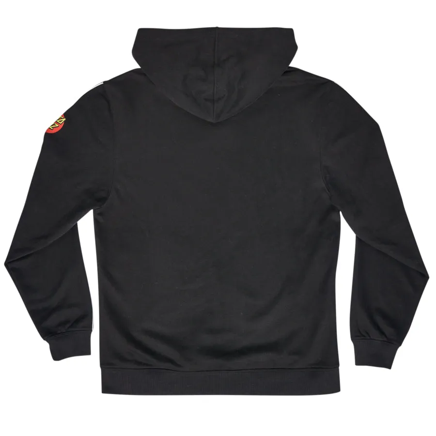 Santa Cruz Vertical Dot Pullover Hooded Mens Sweatshirt - Black