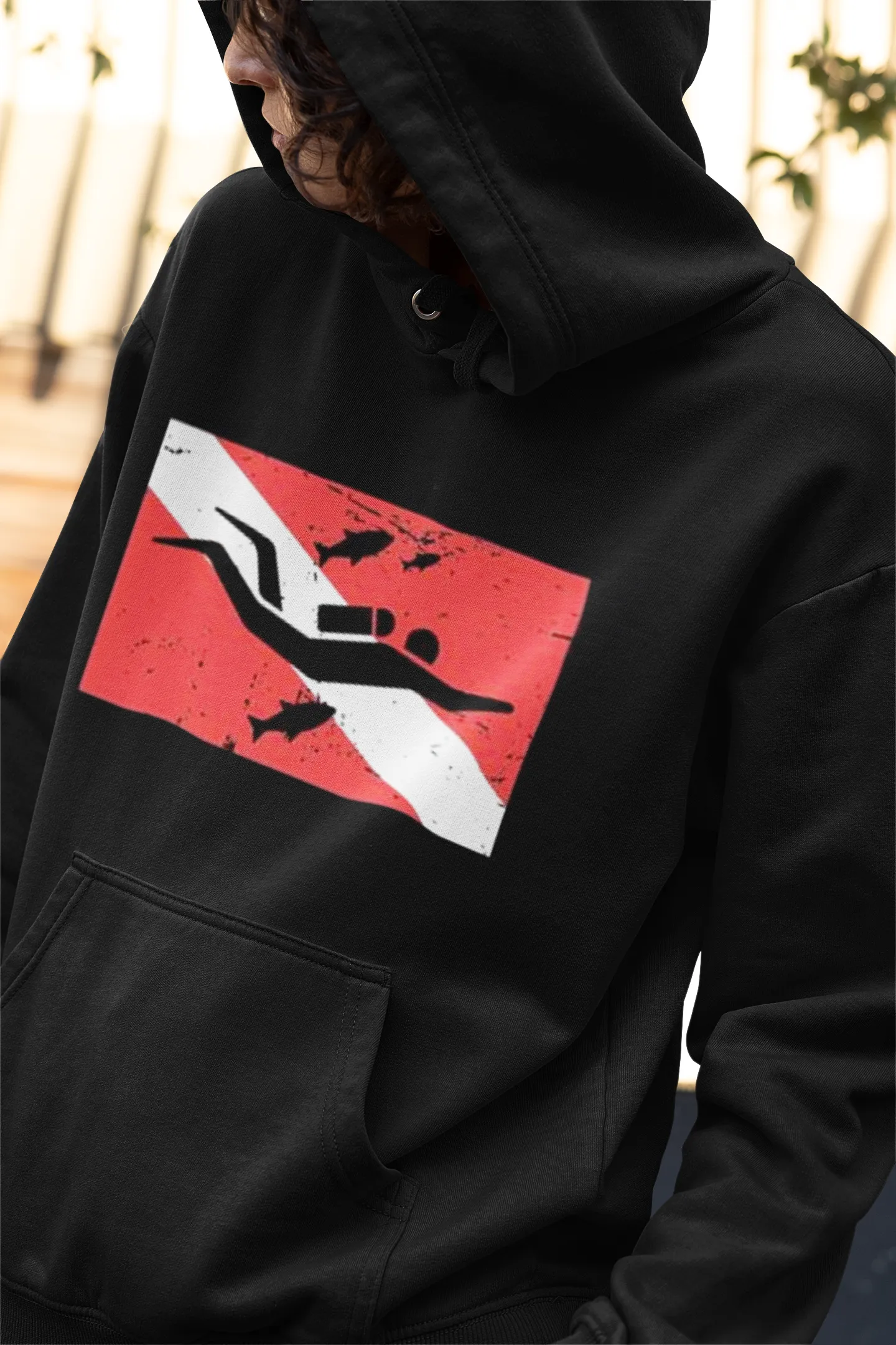 Scuba diving Hoodie Unisex | Scuba Flag