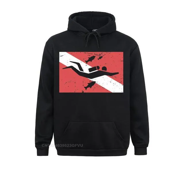 Scuba diving Hoodie Unisex | Scuba Flag