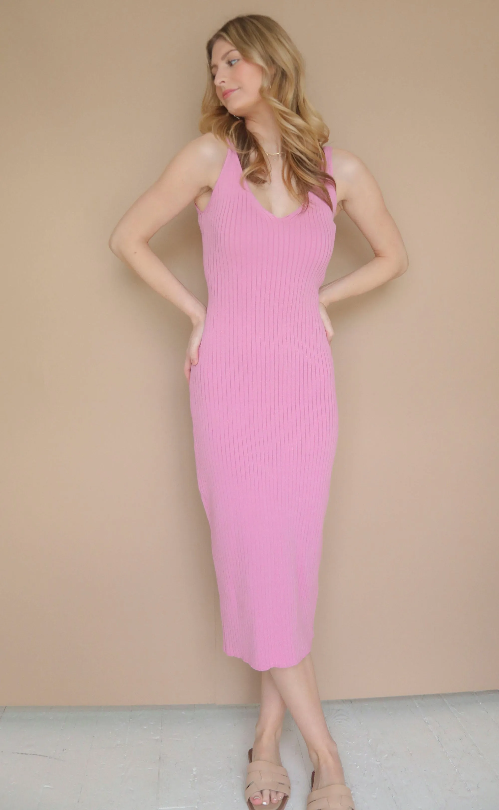 set me free dress - pink