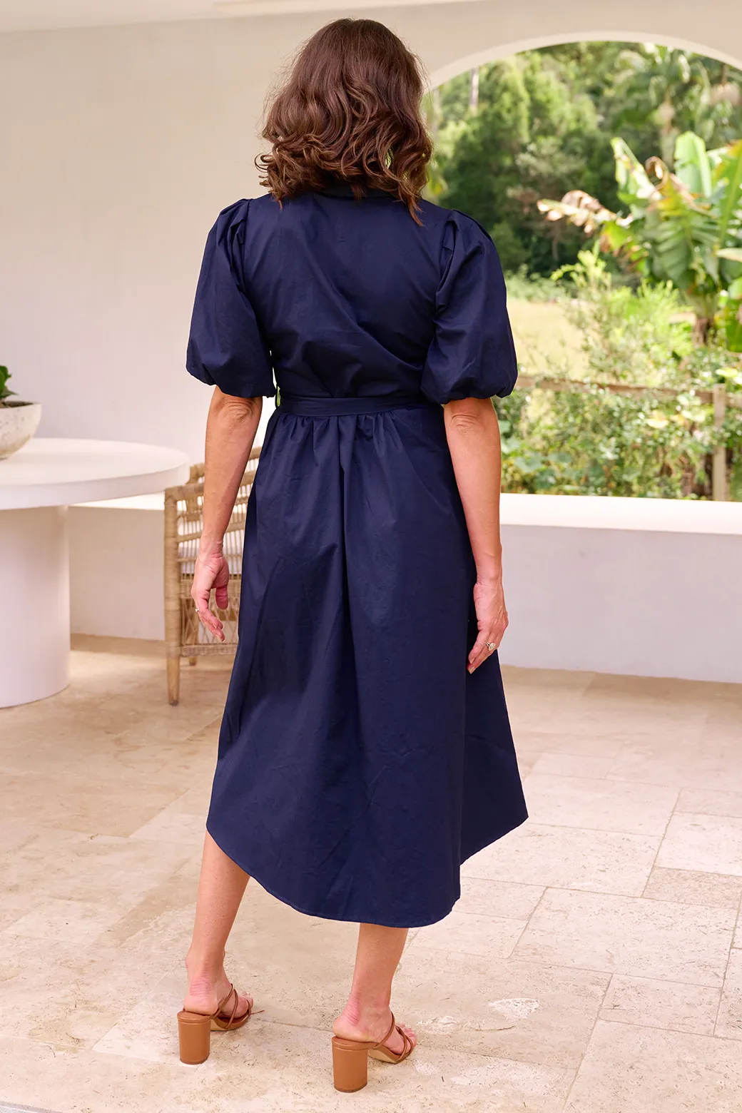 Shannon Midi Dress Navy