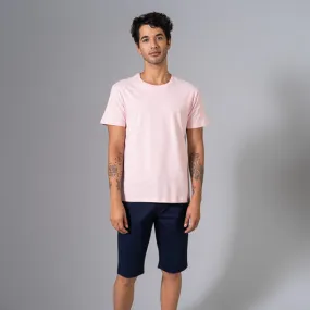 Shrimp Cocktail Pastel Pink Round Neck T-shirt