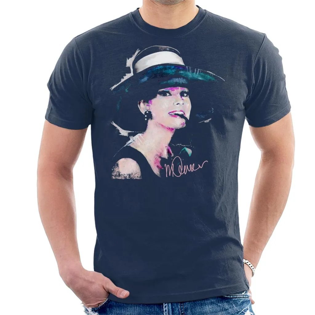 Sidney Maurer Original Portrait Of Audrey Hepburn Large Hat Men's T-Shirt