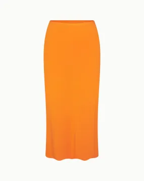 Soft Stretch Midi Skirt | Sunset