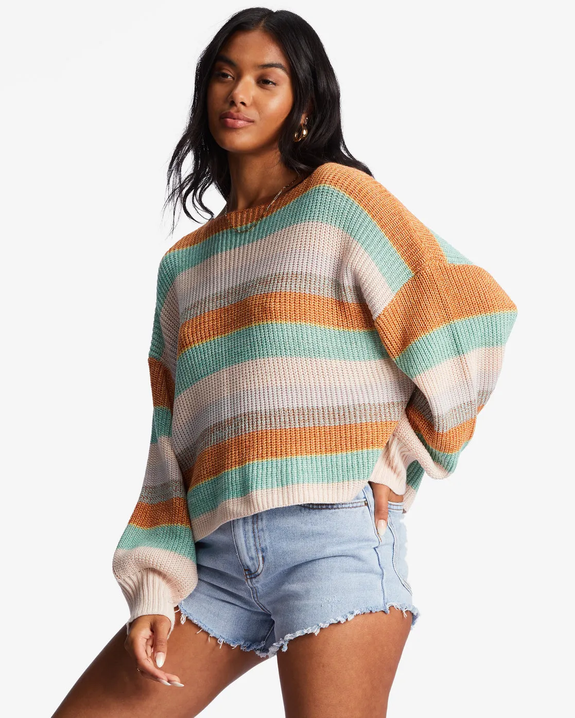 Spaced Out Pullover Sweater - Multi