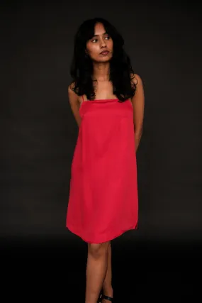 TESSA DRESS TOMATO RED