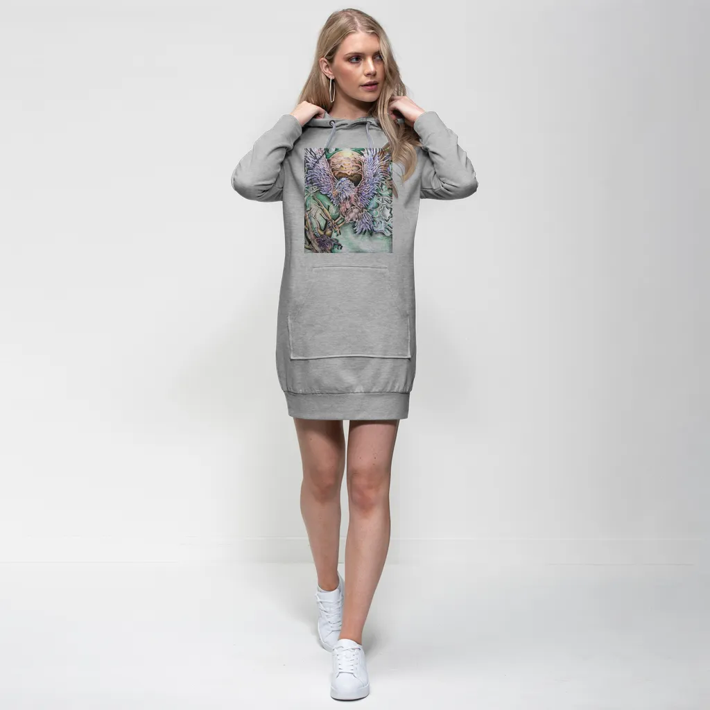 The Hawk Premium Adult Hoodie Dress