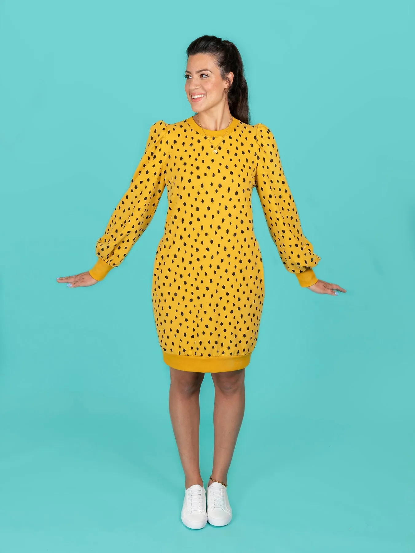 Tilly and The Buttons Billie Sweatshirt   Dress