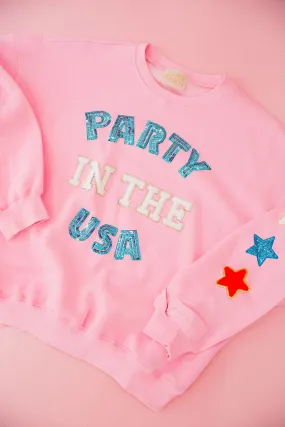 TIME TO PARTY USA PULLOVER