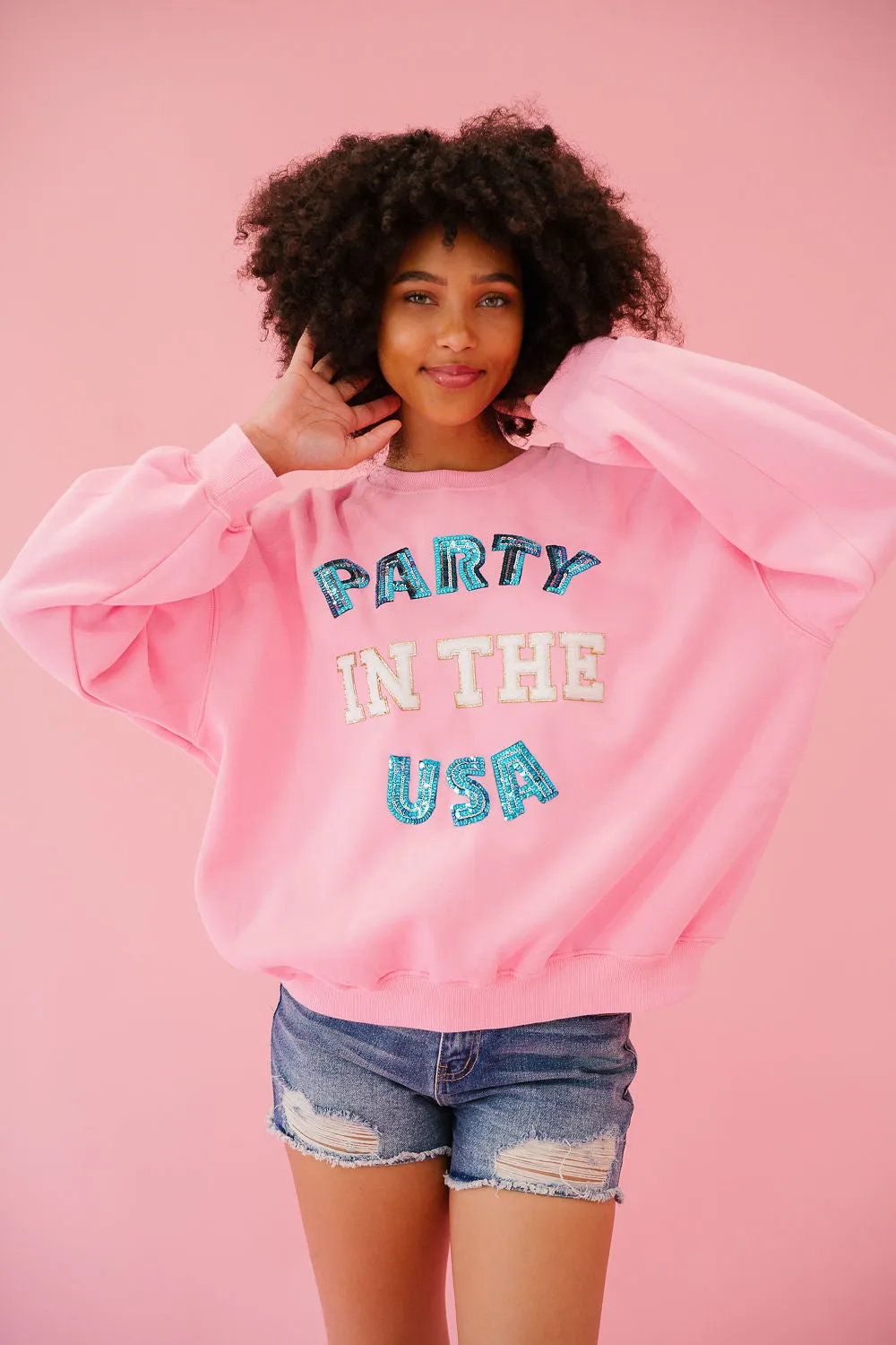 TIME TO PARTY USA PULLOVER