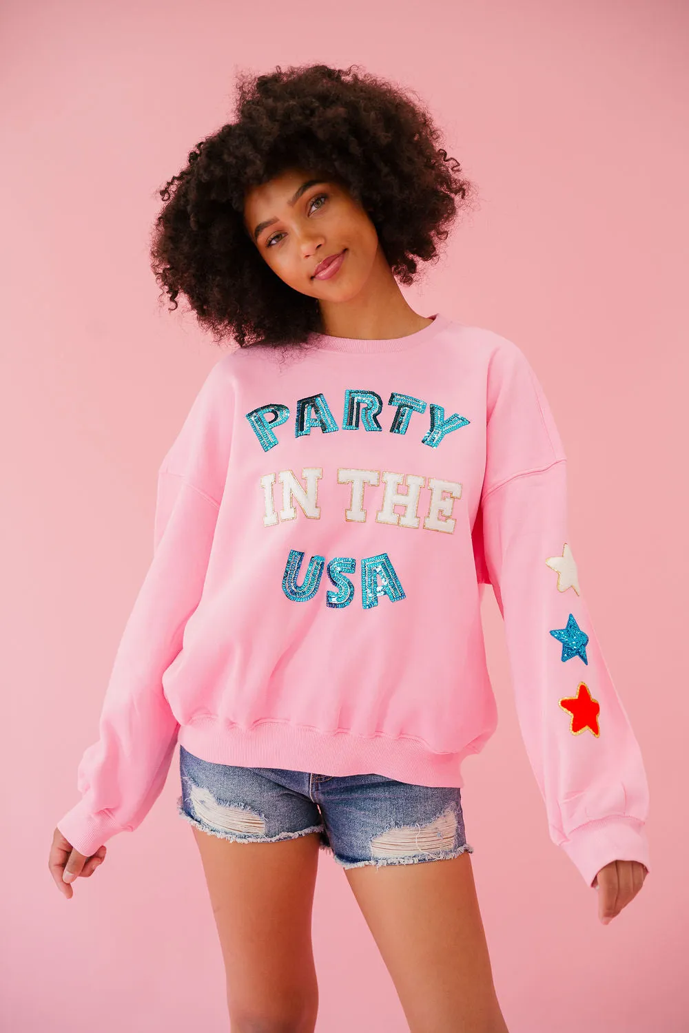 TIME TO PARTY USA PULLOVER