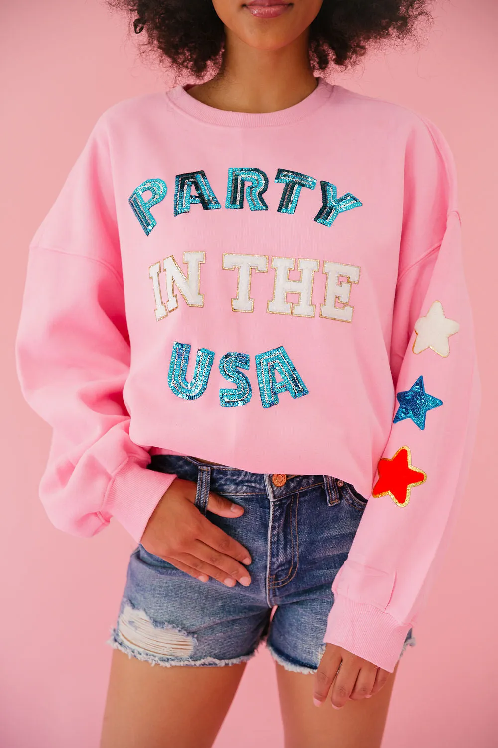 TIME TO PARTY USA PULLOVER