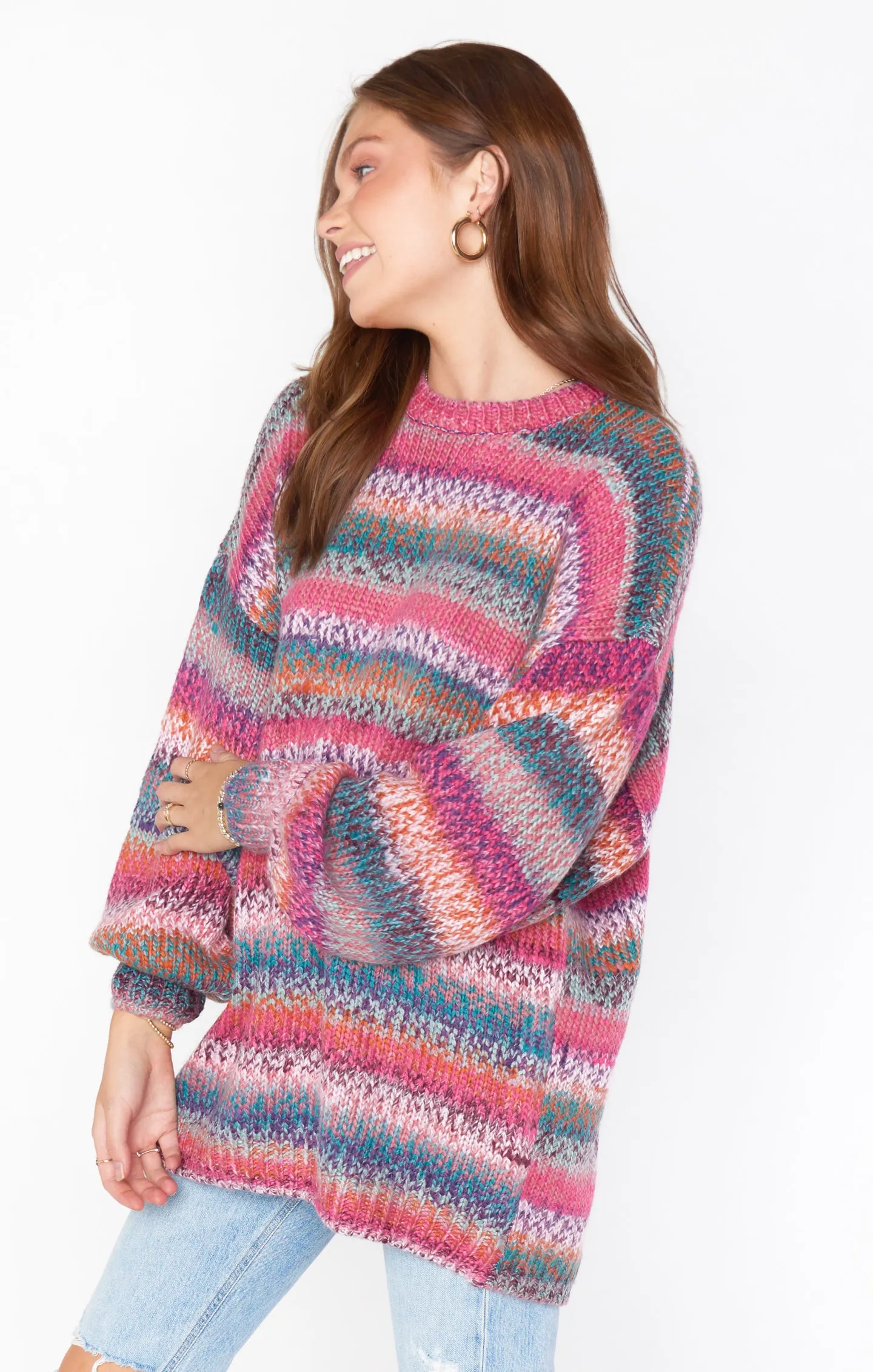 Timothy Tunic Sweater ~ Ombre Space Dye Knit