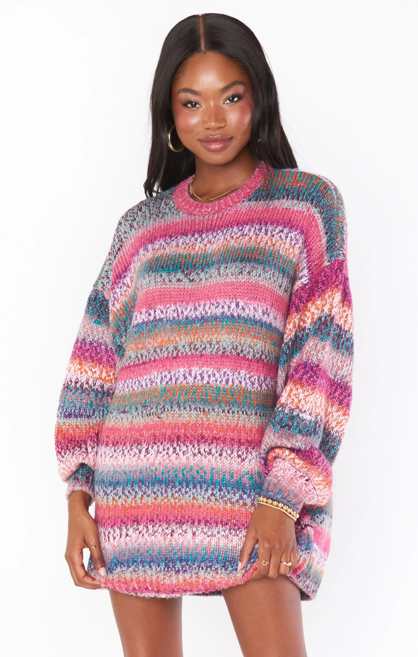 Timothy Tunic Sweater ~ Ombre Space Dye Knit