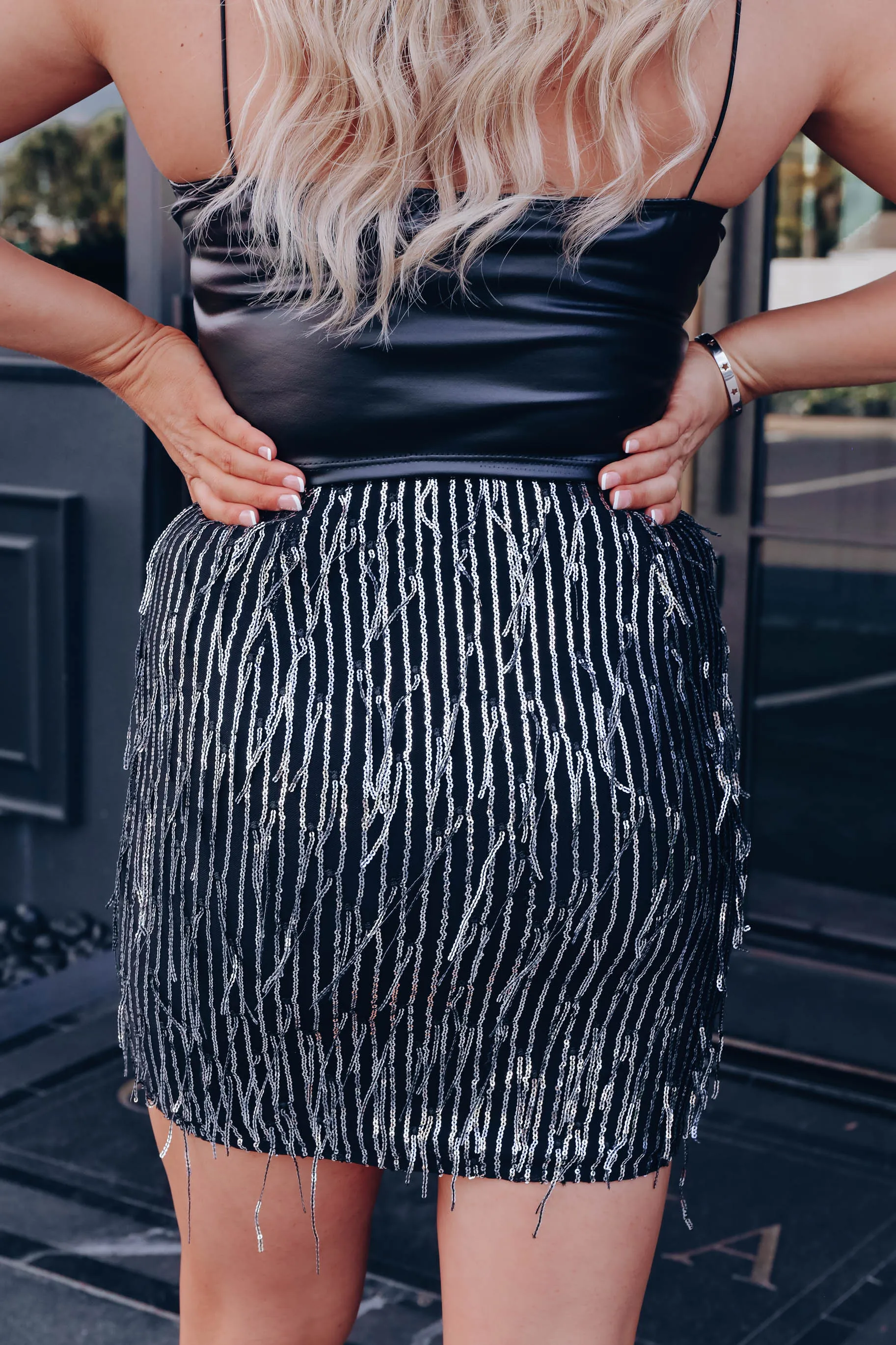 Tonight's The Night Fringe Skirt