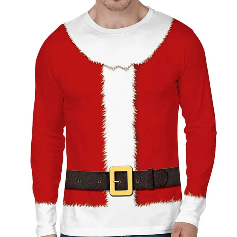 Trendy Ugly Christmas Santa Inspired  Shirts