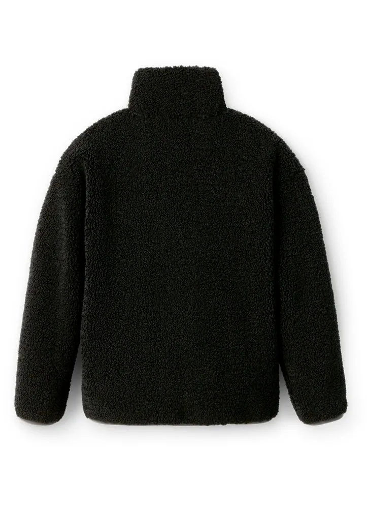 UGGBraid Half Zip in Black by UGG