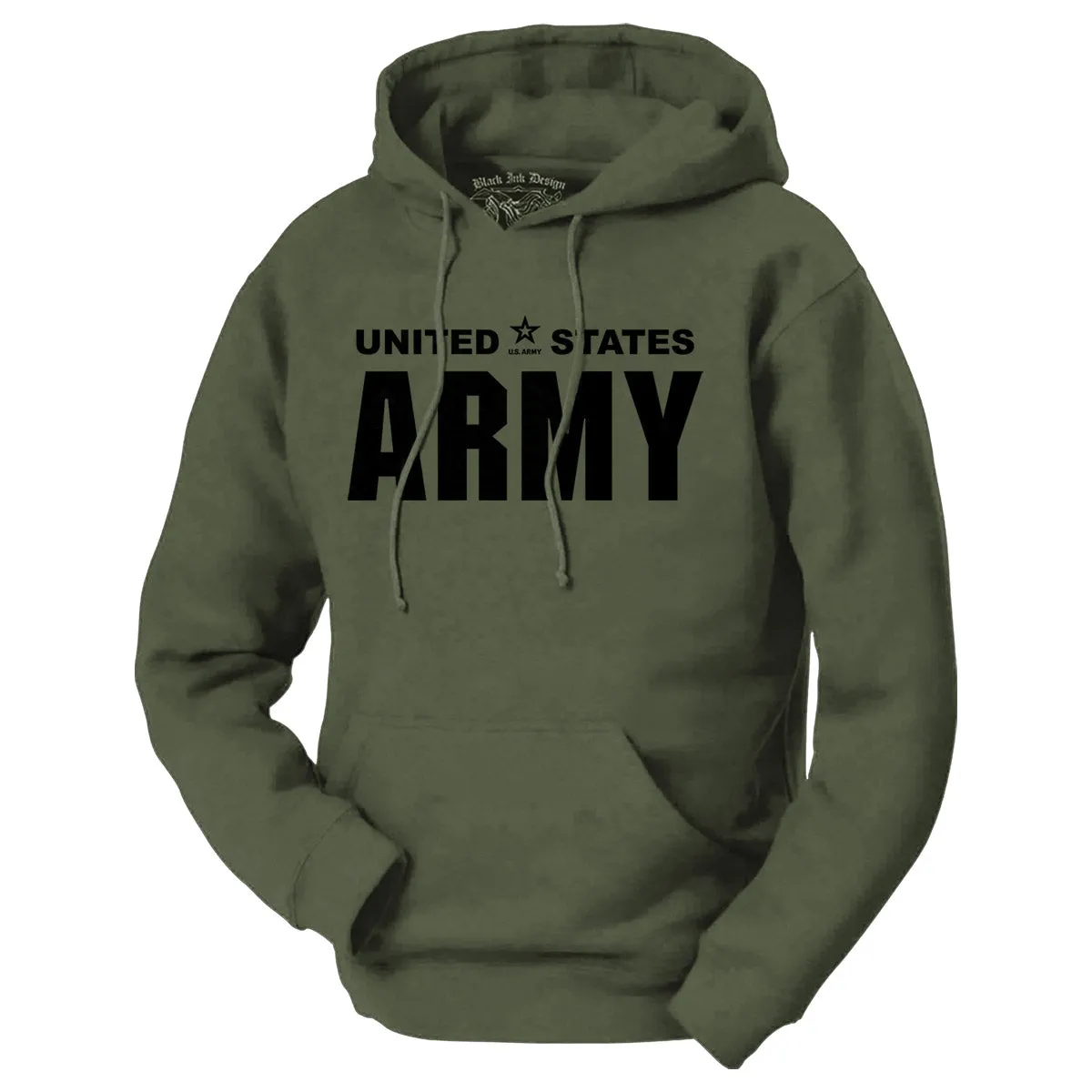 US Army Hoodie -  Army - Basic Sweatshirt Hoodie - Men's and Lady's U.S. Army Hoodie