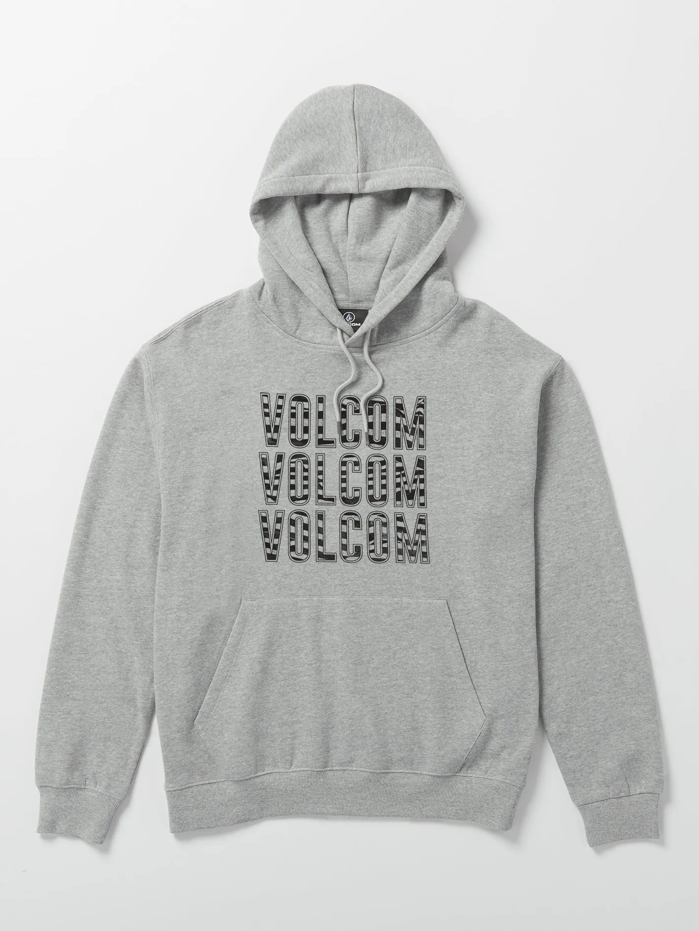 Vibes Time Fleece Hoodie - Heather Grey