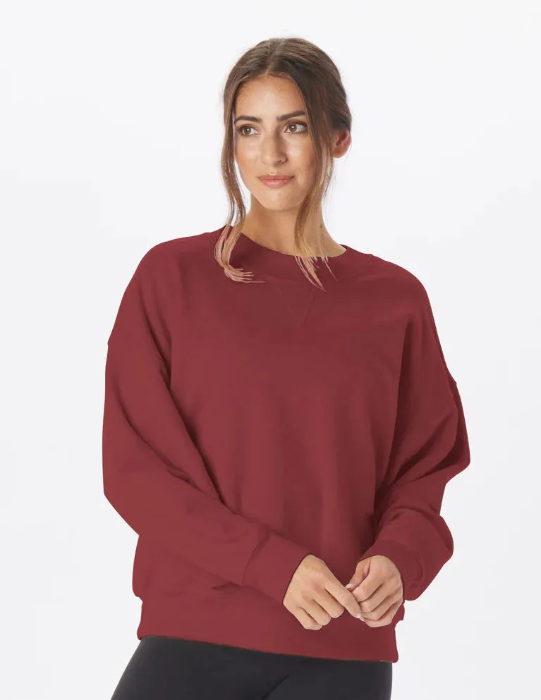 Vintage Oversized Crew Cabernet