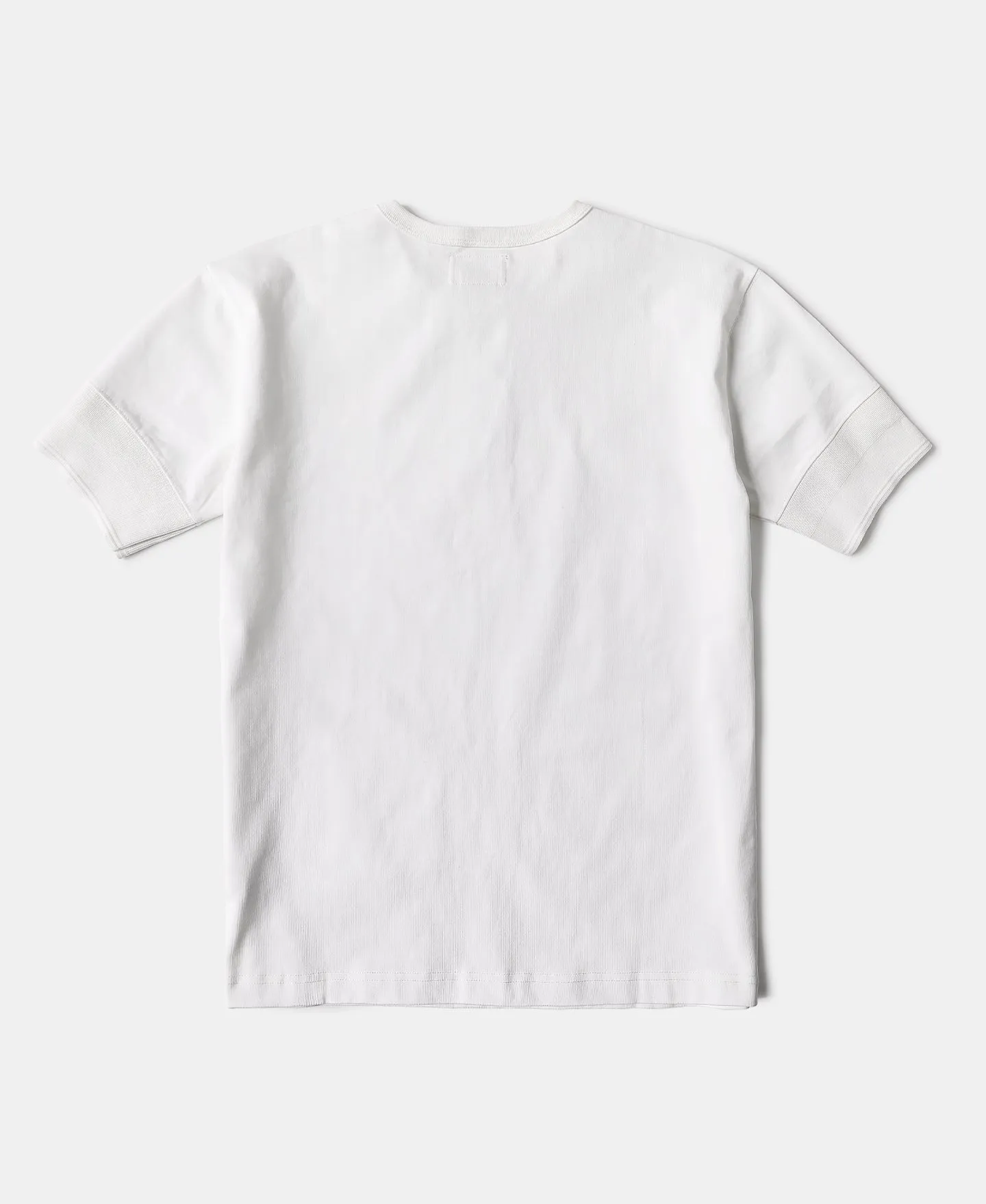 Vintage Short Sleeve Henley T-Shirt - White