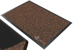 VOUNOT Dirt Trapper Front Door Mat for Indoor Outdoor, Brown-Black, 60x90cm