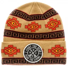 Walking Dead Fight The Dead Fear The Living Beanie Knit Cap Hat