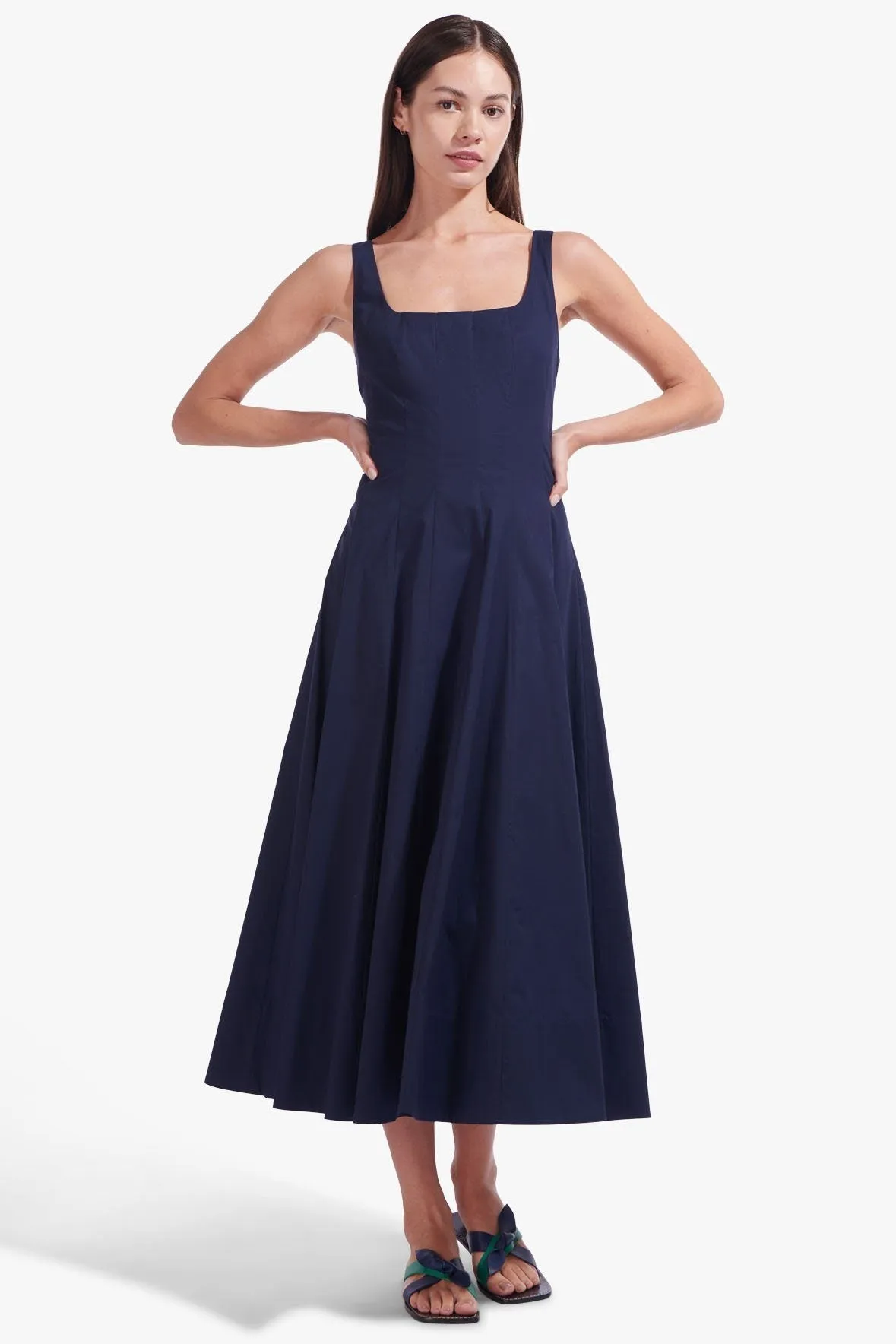 WELLS DRESS | NAVY