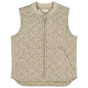 Wheat Thermo Watercolor Insects Vest Gilet Ede