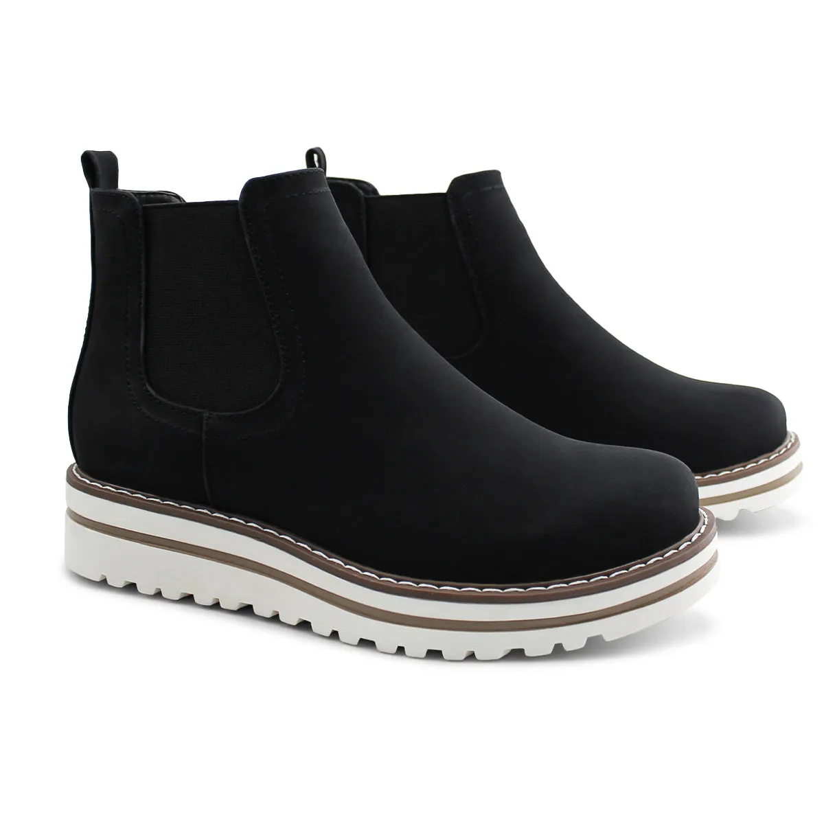 Womens Chelsea Elastic Ankle Boots