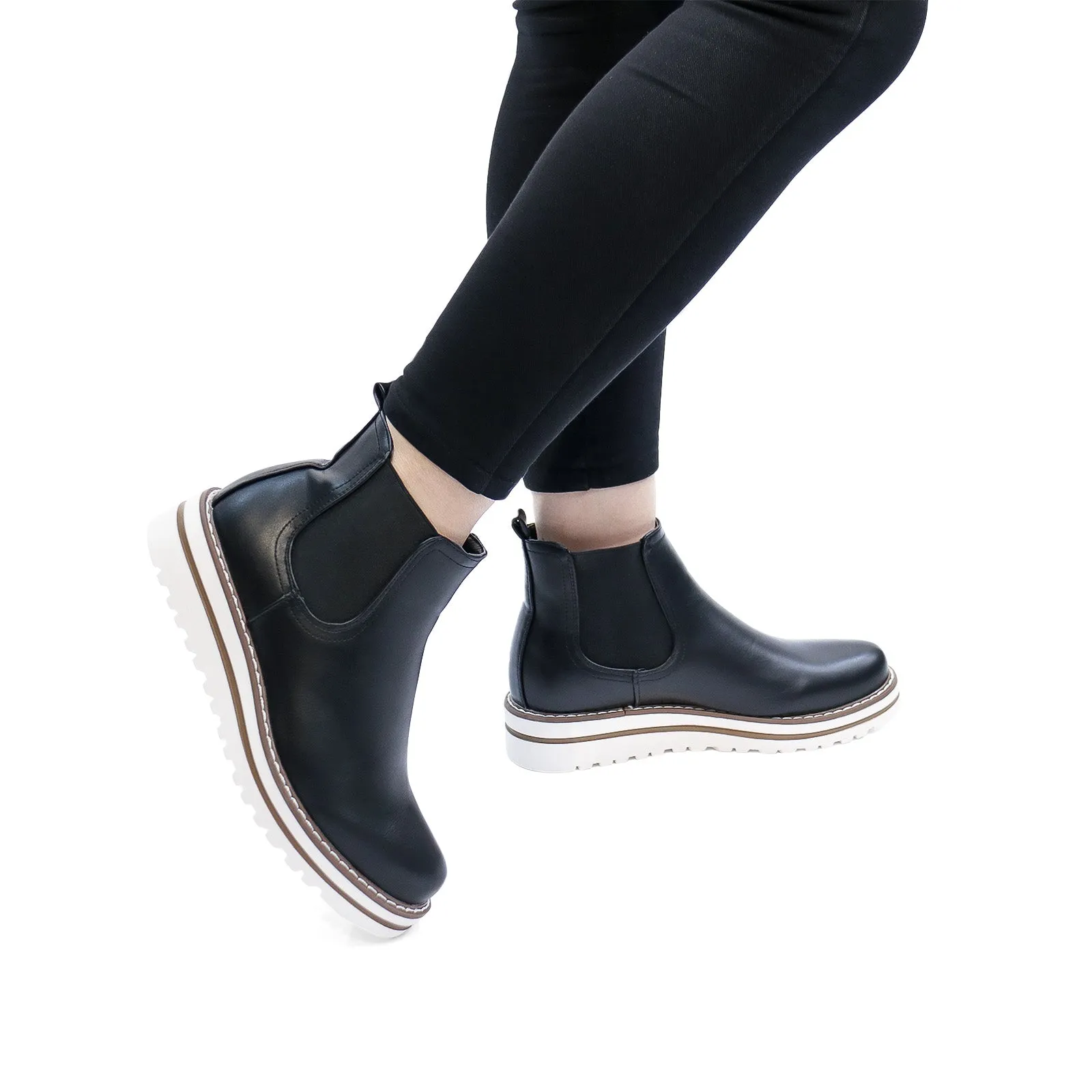 Womens Chelsea Elastic Ankle Boots