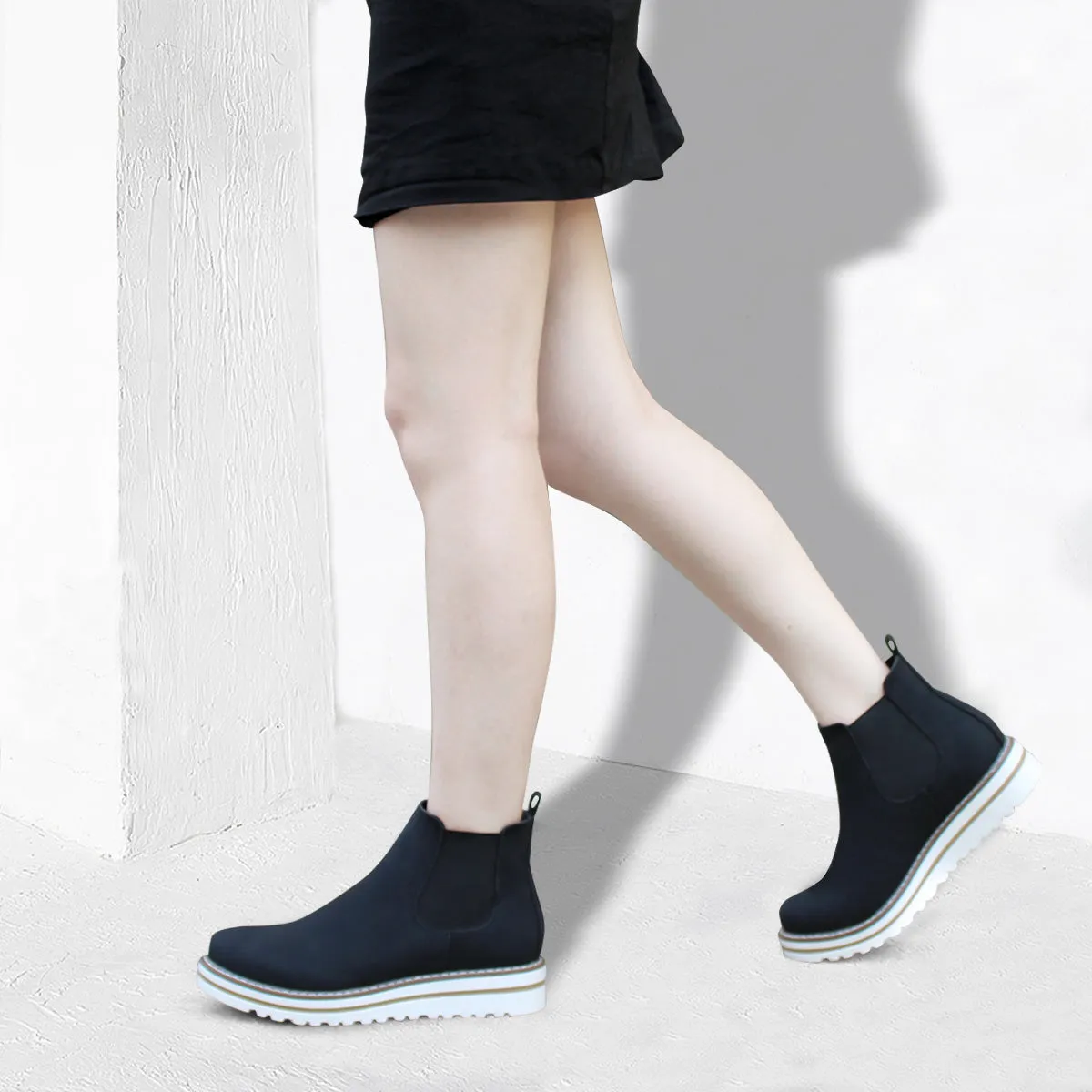 Womens Chelsea Elastic Ankle Boots